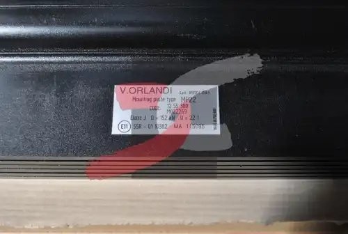 монтажная плита M022269, 960х665х22мм, 22 тонны, 160kN M022269 ORLANDI