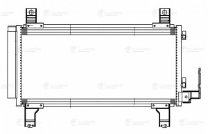Радиатор кондиц. для а м Mazda 6 (02-) (LRAC 2510) LRAC 2510 LUZAR