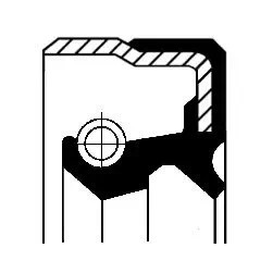 Сальник ступицы 160x180x10(/11) наружный передней ступицы и "ленивца" 160x180x10 01019887B CORTECO