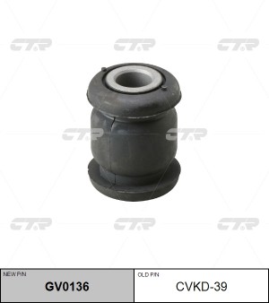 Сайлентблок CHEVROLET Aveo (03-) подрамника переднего CTR GV0136 CTR