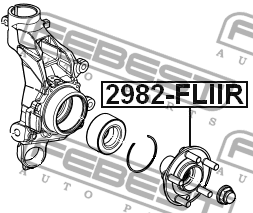 Ступица 2982-FLIIR 2982-FLIIR FEBEST