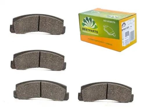 Колодки тормозные ВАЗ-2121,2123 передние (4шт.) BESTPARTS BP001305 BESTPARTS