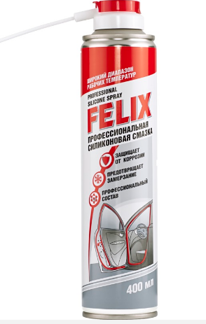 Смазка cиликоновая аэрозоль 400мл 411040016 FELIX