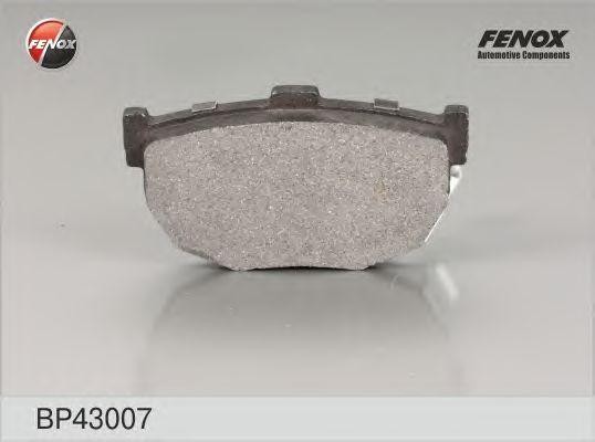 Колодки тормозные дисковые Hyundai Coupe 96-, Elantra (XD) 00-, Lantra II 95-00, BP43007 FENOX