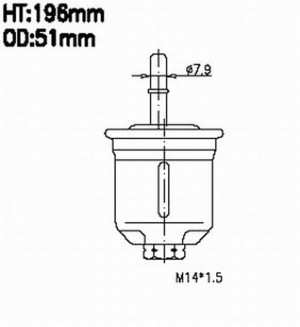 Фильтр топливный FSP23202 FSP23202 AZUMI