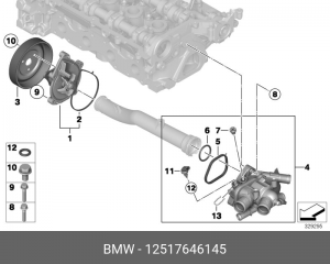 MINI R56 (2005>) 12 51 7 646 145 BMW