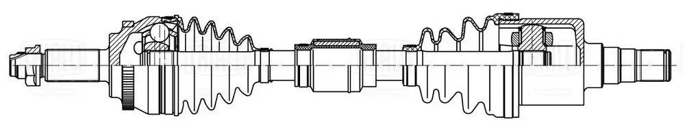 Привод для а/м Geely Coolray (19-) 1.5T (перед. лев.) (AR 1219) AR 1219 TRIALLI