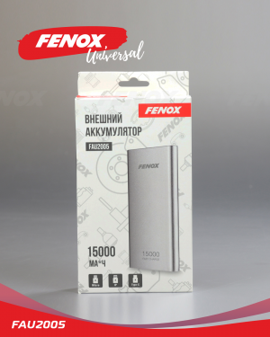 Внешний аккумулятор (Power bank) 15000mA FAU2005 FENOX