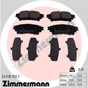 колодки дисковые !задн. 115x46x15 \ Lexus IS II 2.5/2.2D 05>, Toyota Prius III 1 249181501 ZIMMERMANN