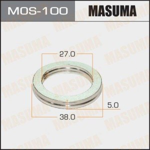 кольцо глушителя уплотнительное!(м) 27x38\ MOS-100 MASUMA