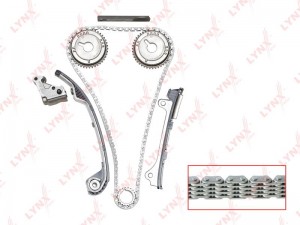 Комплект цепи ГРМ NISSAN Almera (00-) (1.8) (1 цепь+башмак натяж+2 успокоит+натя TK-0052 LYNXAUTO