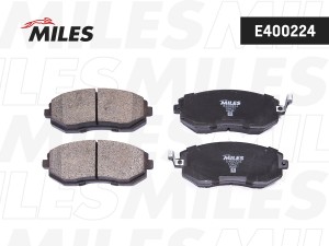 Колодки тормозные передние (без датчика) (Смесь Low-Metallic) (SUBARU FORESTER 0 E400224 MILES