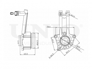 Муфта сцепления гидравлическая CLT-30028 UNIO