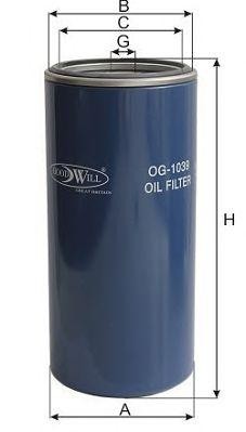Фильтр масляный OG1039 OG 1039 GOODWILL