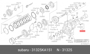 БОЛТ 31325-KA151 31325KA151 SUBARU