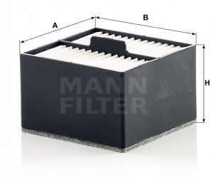 Фильтр топливный грубой очистки для SEPAR SWK-2000/10/H с подогревом; MAN D 2865 PU910 MANN FILTER