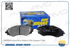 Колодки тормозные дисковые DAEWOO Nexia R14, Nubira J150, Leganza V100 AMDBF171 AMD.BF171 AMD