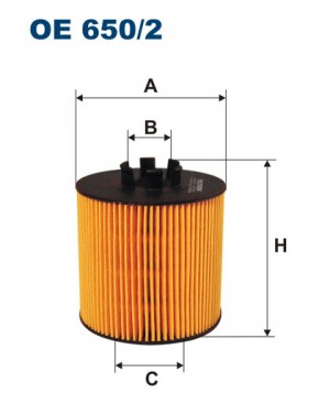 Фильтр масляный VW Polo (02-09) AUDI A3 (03-13) (1.4/1.6) SKODA Octavia (04-08)  OE6502 FILTRON