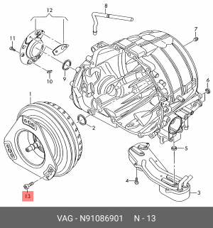 audi A4 [B7] 2005-2007 N 910 869 01 VAG