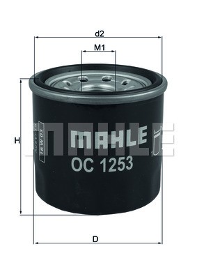 OPEL AGILA B (2008-2015) OC1253 MAHLE KNECHT