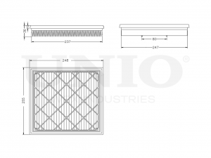 Фильтр воздушный FLT-10057 UNIO
