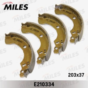 Колодки барабанные (NISSAN ALMERA N16 00-/PRIMERA P11 96-02) (TRW GS8487) E21033 E210334 MILES