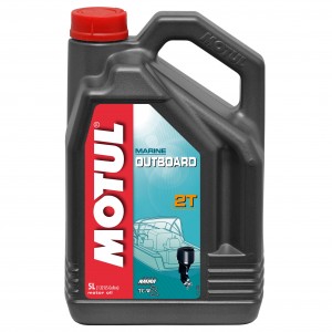 Масло моторное для 2-х тактных двигателей лодок MOTUL OUTBOARD 2T мин.5л 101734 MOTUL