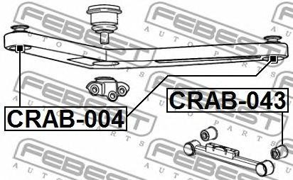 Сайлентблок CRAB-043 CRAB-043 FEBEST