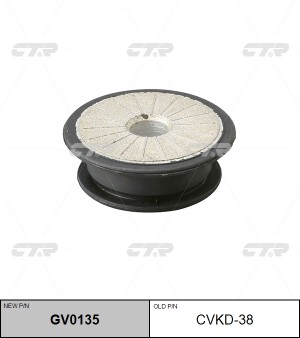 Сайлентблок CHEVROLET Aveo (03-) подрамника переднего задний CTR GV0135 CTR