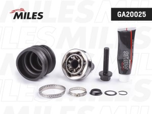 ШРУС наружный AUDI A3/VW G5/PASSAT/TOURAN/CADDY/SKODA OCTAVIA 1.4-2.0 03- (GKN 3 GA20025 MILES