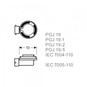 Лампа галогенная Н8 12V 35W "Маяк" Original Pro (PGJ19-1) 02820 MAYAK