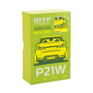 Лампа светодиодная 12V P21W BA15s бокс (1шт.) MTF RL10P21W MTF