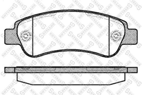 1238 00 !колодки дисковые з.\ Citroen Jumper 2.2HDi 06> 001-090B-SX STELLOX