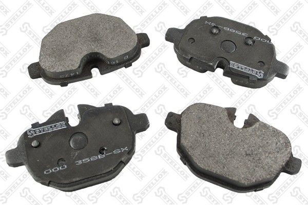 колодки диск. задн.! с антискр. пл.\ Chery, Brilliance, BMW E60/E61 2.0/F10/Z4 3 000-358B-SX STELLOX