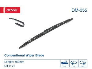 Щетка стеклоочистителя 550mm прямая низкий профиль DM-055 DM055 DENSO