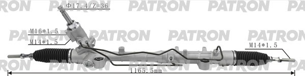 Рейка рулевая MAZDA CX-7 2007-2012 PSG3078 PSG3078 PATRON