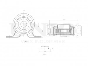 Опора карданного вала RMP-15174 UNIO