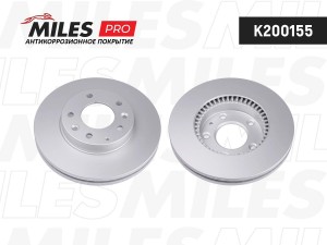 Диск тормозной (серия PRO с антикоррозионным покрытием) MAZDA 323 2.0 01-04/626  K200155 MILES
