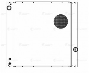 радиатор системы охлаждения!\ Land Rover Range Rover III 4.4i дв.M62 02> LRC 10162 LUZAR