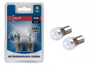 Лампа 12V P21W BA15s 3200К блистер (2шт.) Long Life XENITE 1007112 XENITE