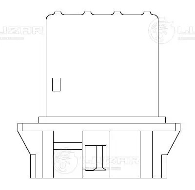 Резистор NISSAN X-Trail,Almera,Qashqai,Juke отопителя LUZAR LFR 1408 LUZAR