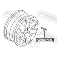 TOUAREG (2002-2010)/Q7 (2005>) M14X66/30X1,5 2385B001 FEBEST