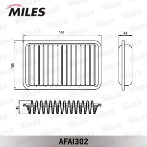 Фильтр воздушный SUZUKI SWIFT IV (MZ, EZ) 1.2 10- (MANN C 26 006, FILTRON AP190/ AFAI302 MILES