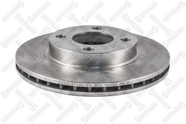 Диск тормозной AUDI 100 (77-) передний (1шт.) STELLOX 6020-4719V-SX STELLOX