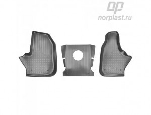 Коврик салона ГАЗель Next,Газон Next (14-) полиуретан передний черный NORPLAST NPA01-C23-210 NORPLAST