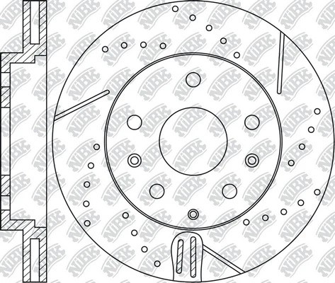 Диск тормозной Performance MAZDA 6 2007 RN1515DSET RN1515DSET NIBK