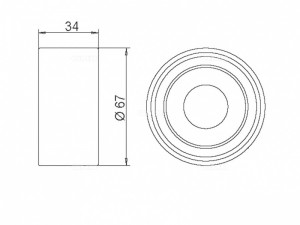Ролик ГРМ PEUGEOT Boxer (02-) (2.8) CIRTOEN Jumper (02-) обводной GMB GT60520 GMB