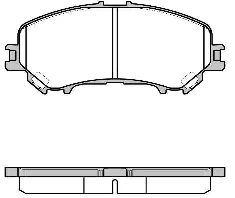 1318 22 колодки дисковые передние! \ Nissan Qashqai 1.6/2.0/1.5dCi/1.6dCi 13> 131822 REMSA