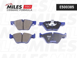 Колодки тормозные передние (Смесь CERAMIC серия PRO) BMW 5 F10/F11 2.0-3.0 10- ( E500385 MILES