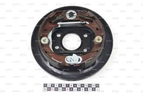 HBA1140 Ручной тормоз в сборе без барабана HBA1140 ZEVS